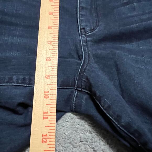 Democracy Jean Shorts Womens 12 Bermuda Mid Rise Stretch - Picture 7 of 9